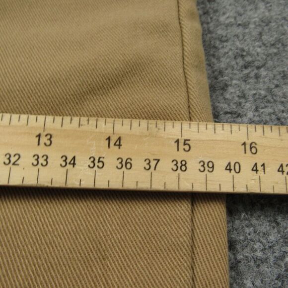 LL Bean Jeans Mens 40x33 Flannel Lined‎ Tan Workwear Winter Warm Outdoors - Picture 8 of 12